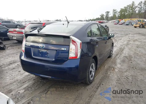 2012 Toyota Prius Two из США, поврежденный, VIN JTDKN3DU2C1547732
